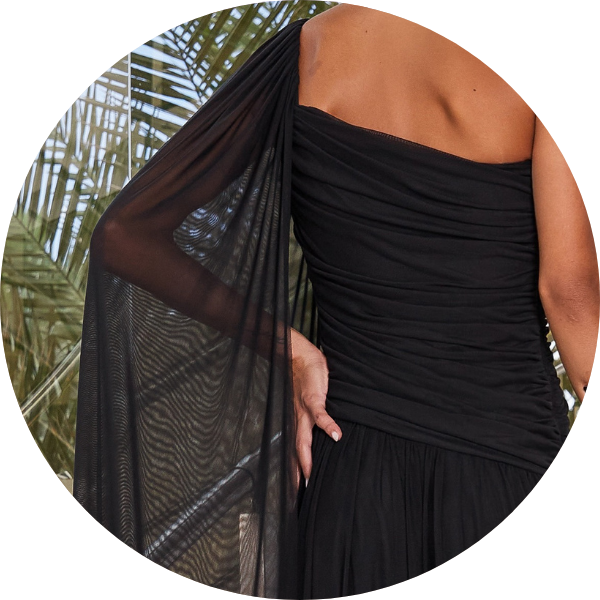 04 vestido longo um ombro preto