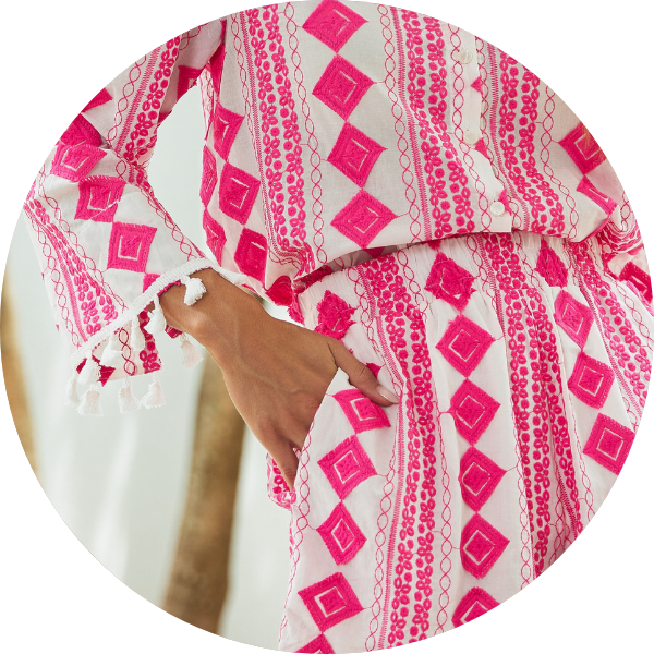 05 conjunto camisa e shorts bordado 3d pink