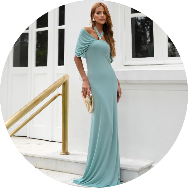 04 vestido jersey chocker verde menta