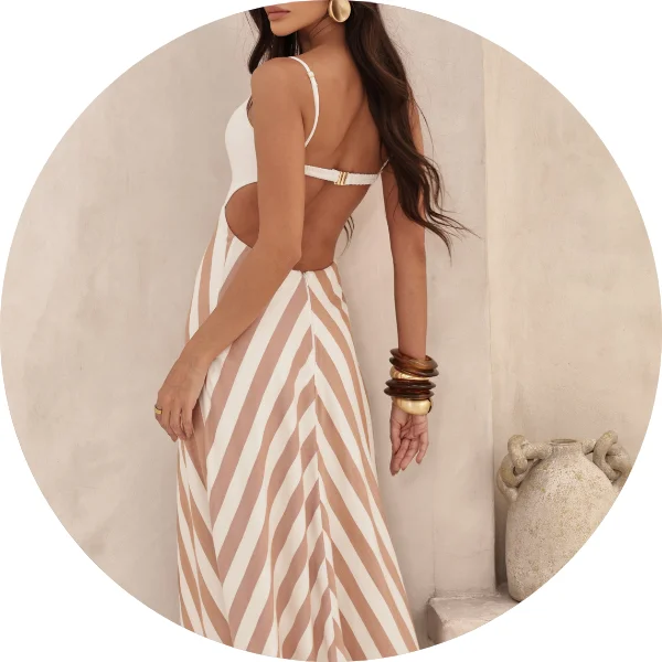 02 vestido longo saia listrada camel