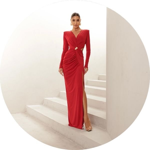 03 vestido longo cruzado com aviamento verde menta