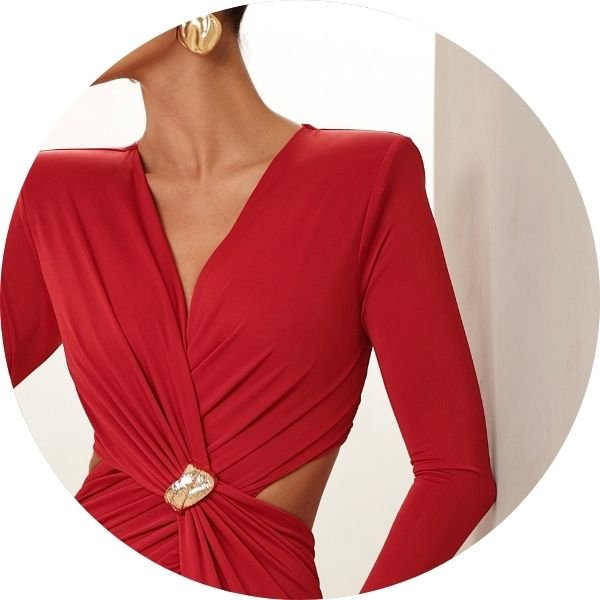 04 vestido longo cruzado com aviamento verde menta