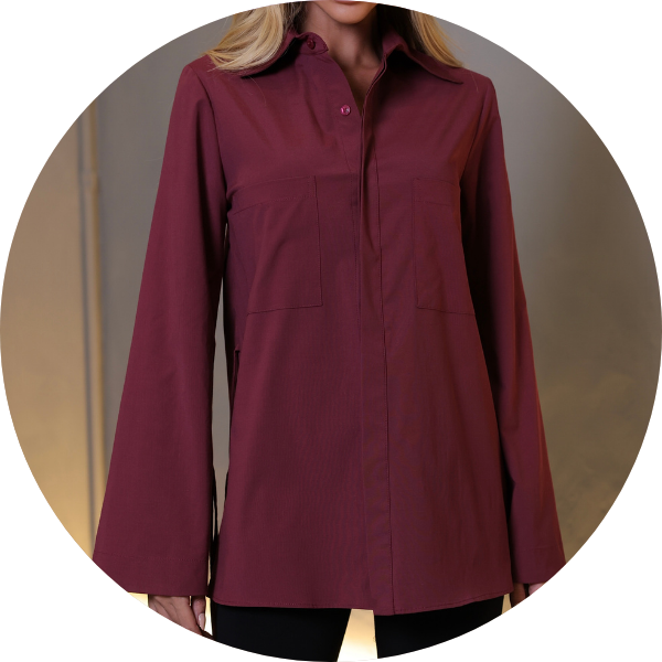 06 camisa comprida com tiras terracota
