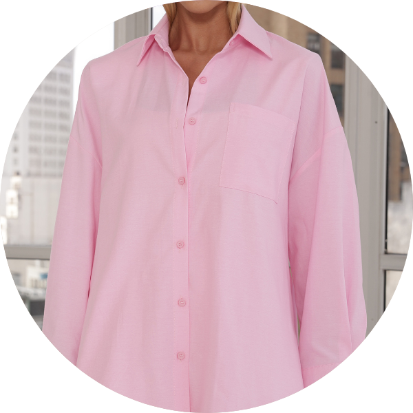 01 conjunto max camisa e shorts rosa claro