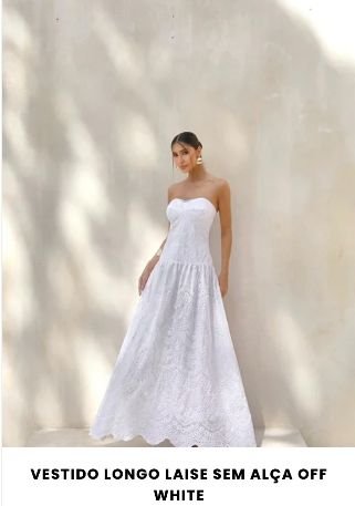 vestido longo civil