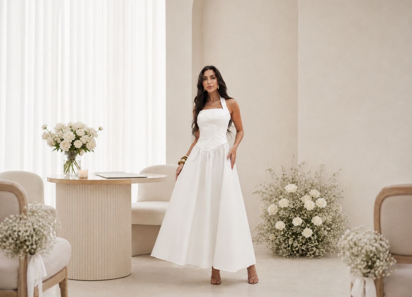 vestido de noiva para casamento civil
