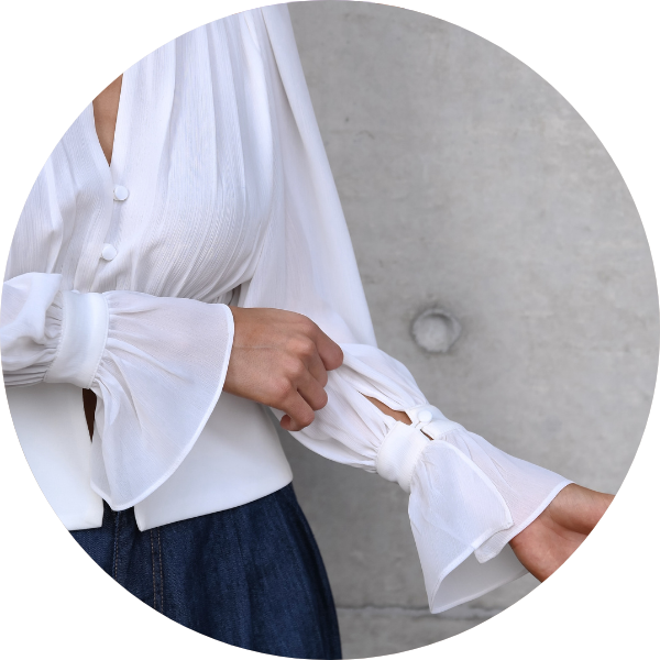 01 blusa manga balone off white