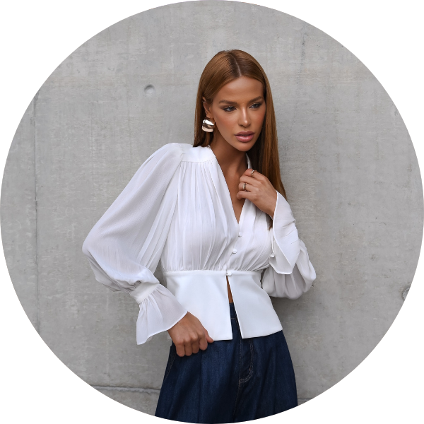 02 blusa manga balone off white