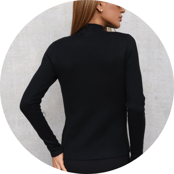02 blusa trico fluffy preto