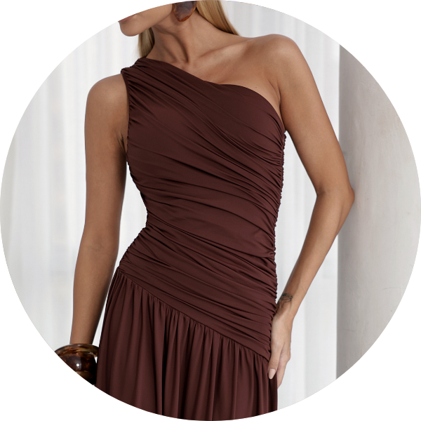10 vestido saia drapeada assimetrica preto