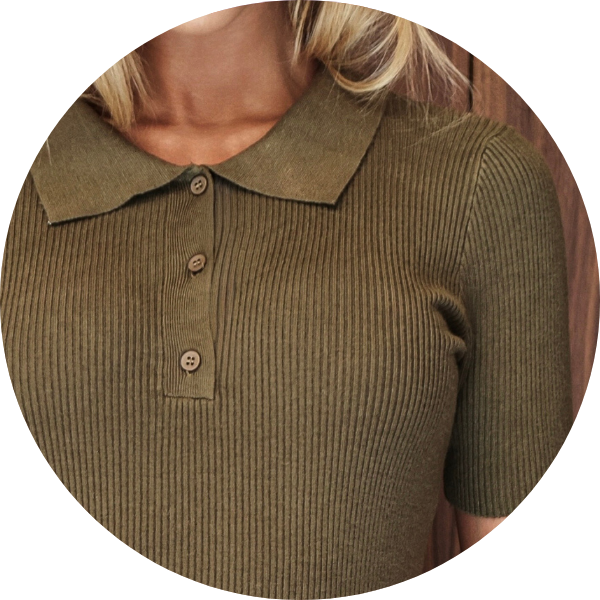 05 blusa modal polo verde militar