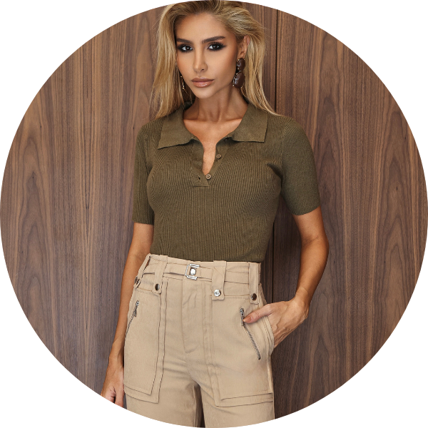 06 blusa modal polo verde militar