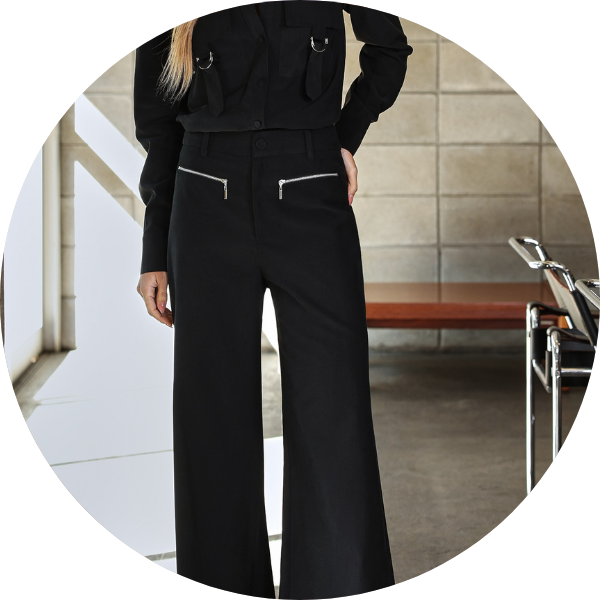 20 conjunto camisa com pantalona preto