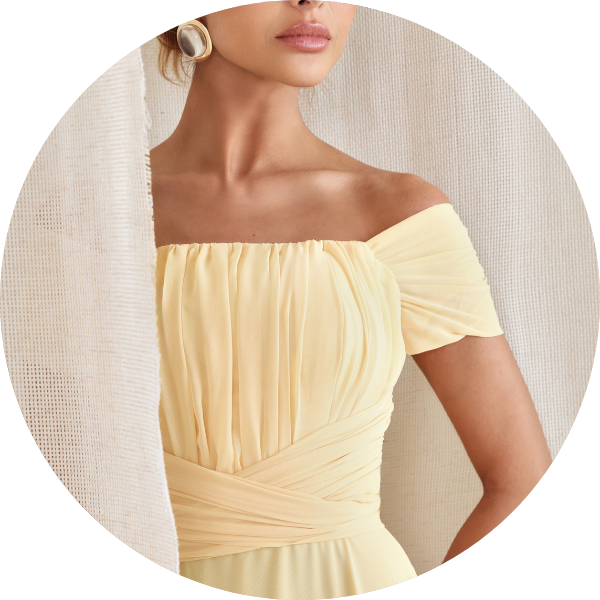 09 vestido longo drapeado busto com faixa camomila