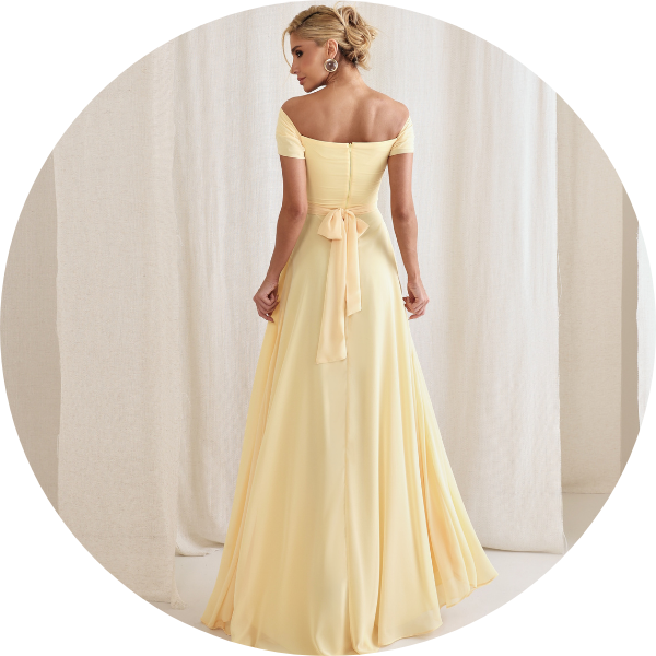 10 vestido longo drapeado busto com faixa camomila