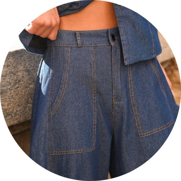 11 conjunto colete com calca barrel jeans escuro